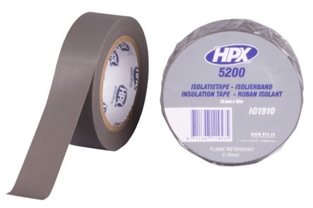 9617.IG1910 Insulation tape 5200 grijs 19mm