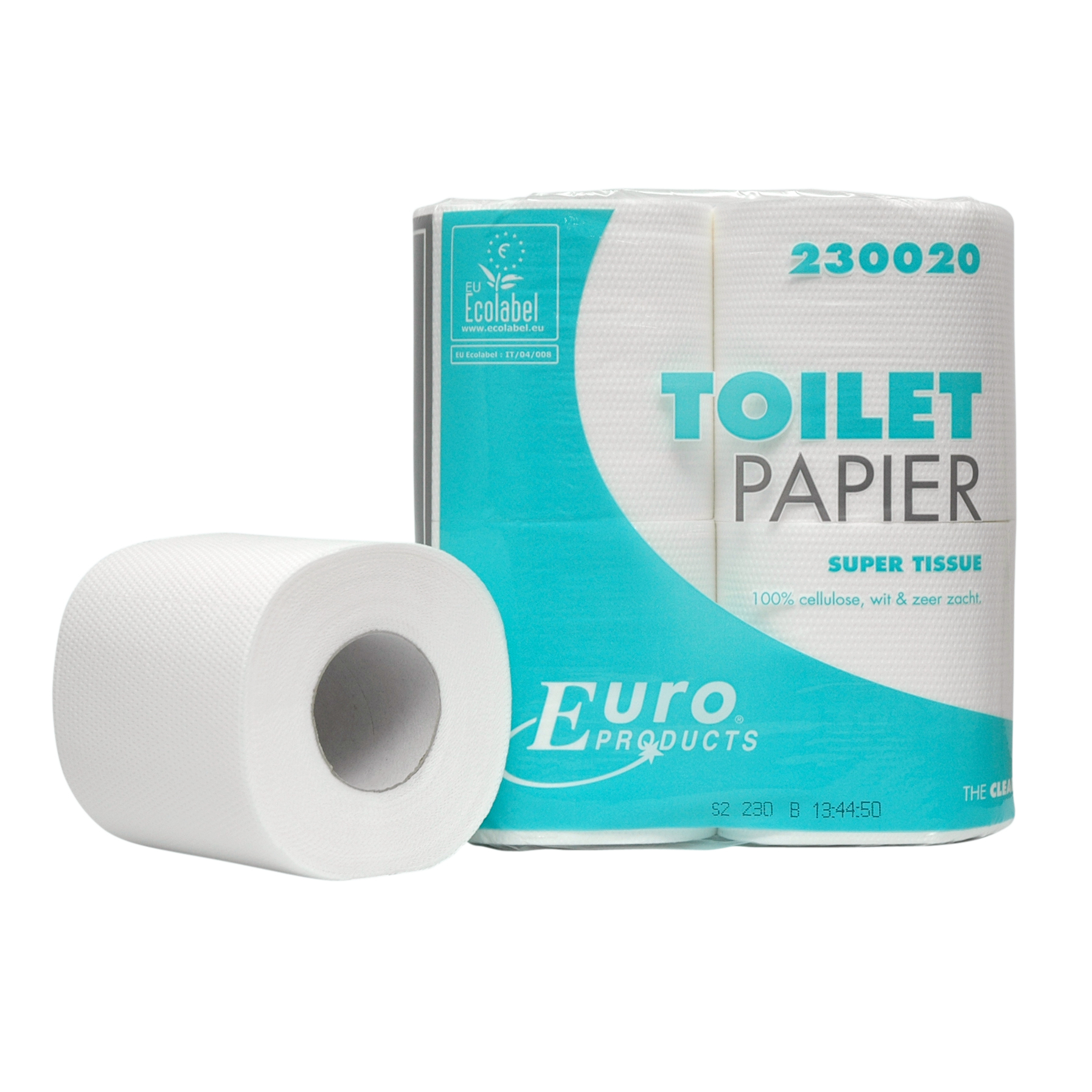 52.230020 Toiletpapier super tiss. 2 lgs., wit ,200 vel , pak 12 x 4 r